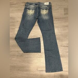 Vintage Low Rise Daredevil Bootcut Guess Jeans